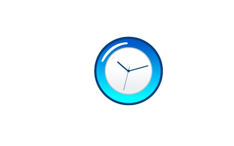 Wall clock. Free illustration for personal and commercial use.