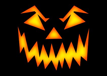 Scary Halloween Face. Free illustration for personal and commercial use.