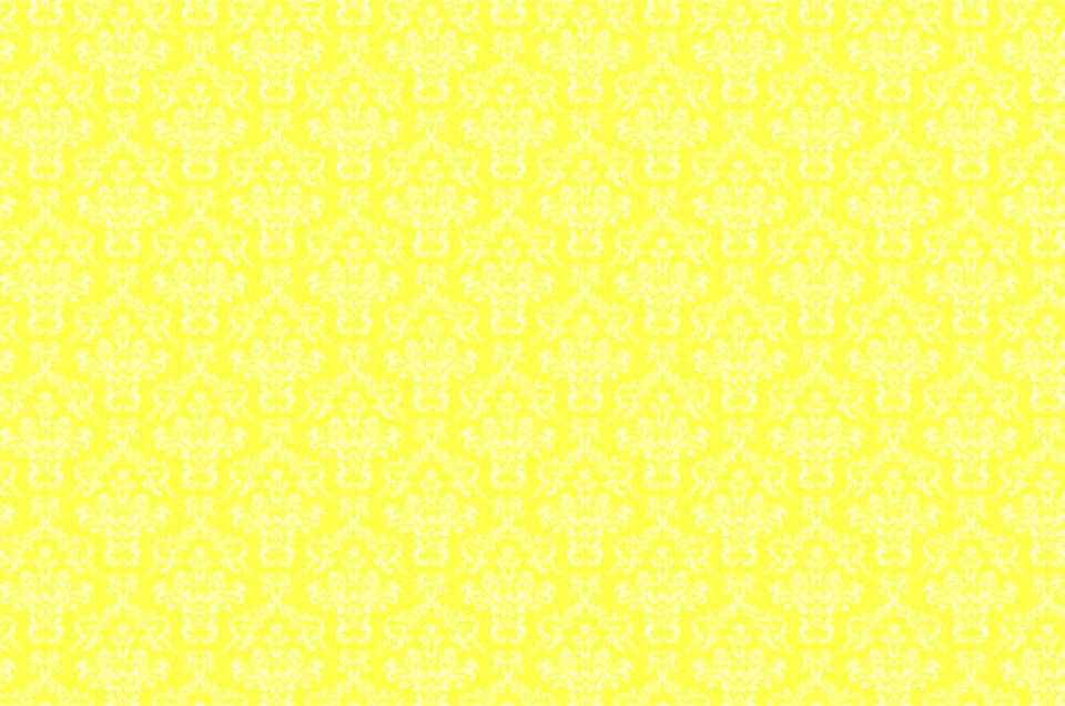 Damask Pattern Background Yellow. Free illustration for personal and commercial use.