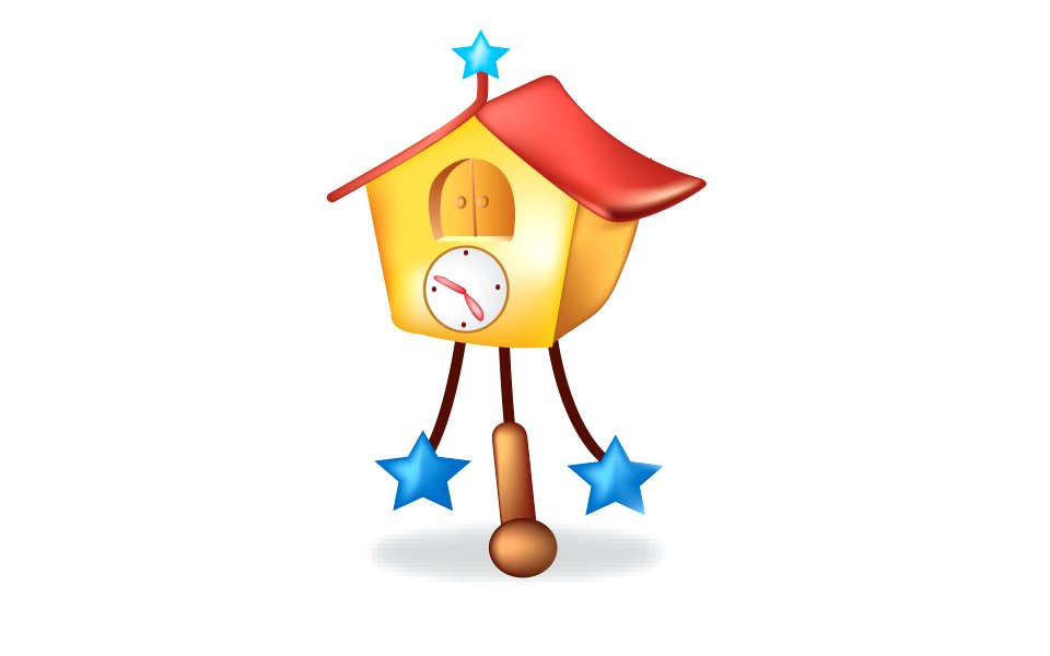 sweet bird house. Free illustration for personal and commercial use.