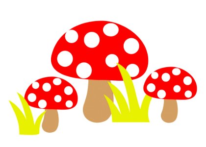 Toadstool. Free illustration for personal and commercial use.