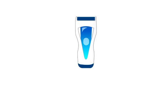 Electric shaving machine-Blue. Free illustration for personal and commercial use.