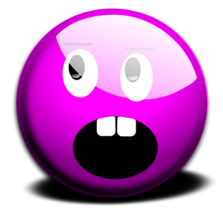 Illustration Of A Purple Smiley Face. Free illustration for personal and commercial use.