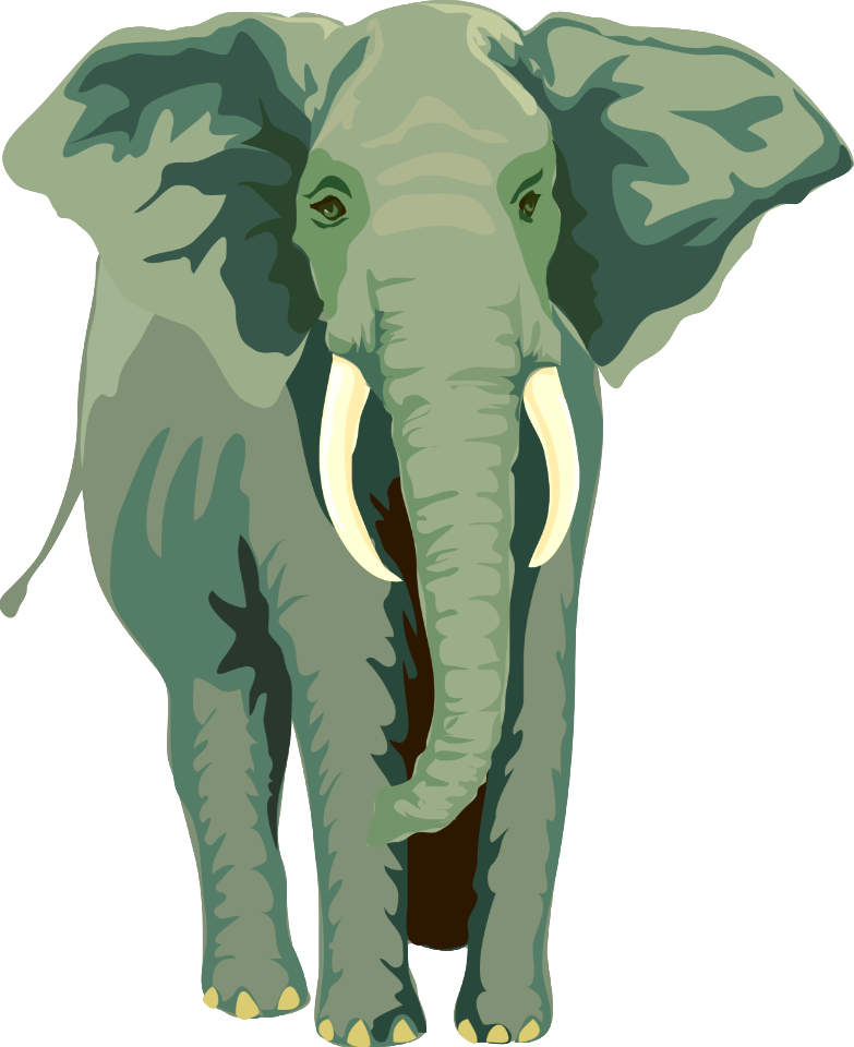 Illustration Of An Elephant. Free illustration for personal and commercial use.