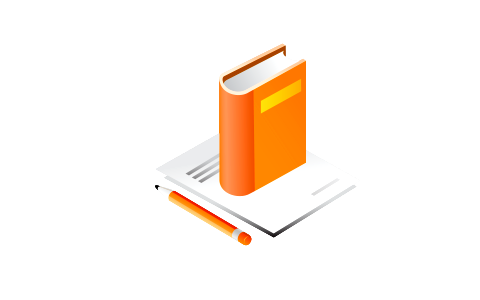 Book and Notes Icon. Free illustration for personal and commercial use.