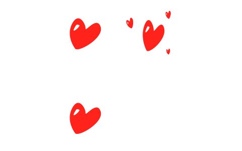 cute heart. Free illustration for personal and commercial use.