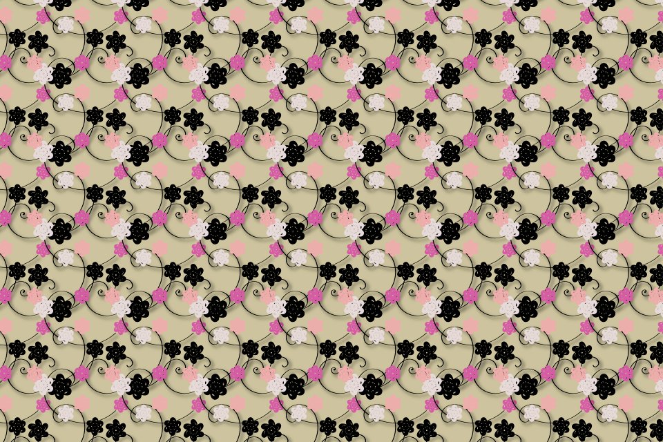 seamless floral pattern. Free illustration for personal and commercial use.