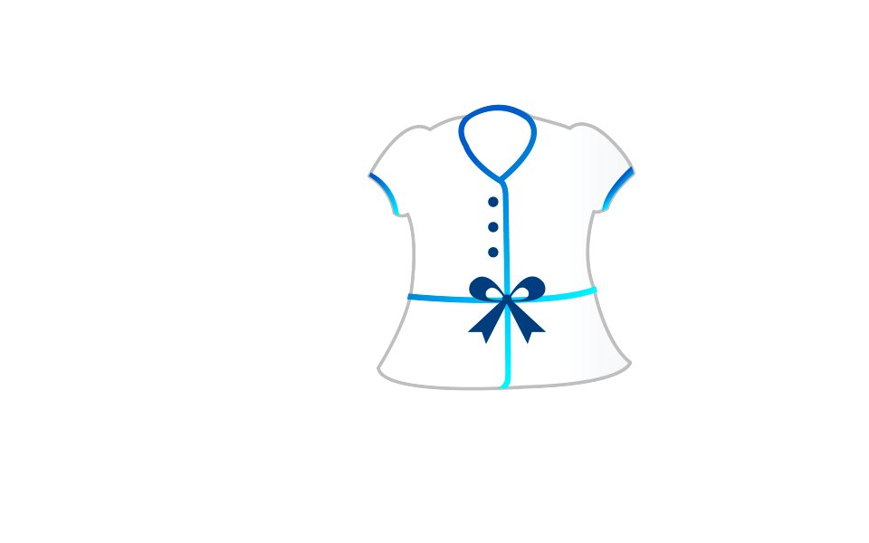 Female clothes icon. Free illustration for personal and commercial use.