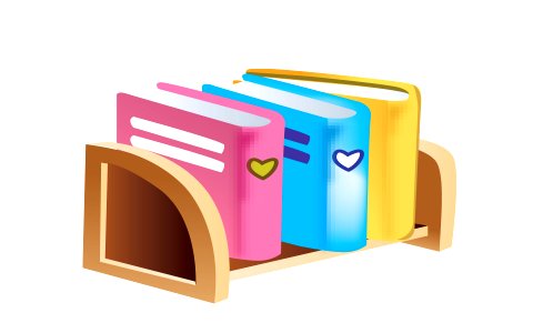 Books icon. Free illustration for personal and commercial use.