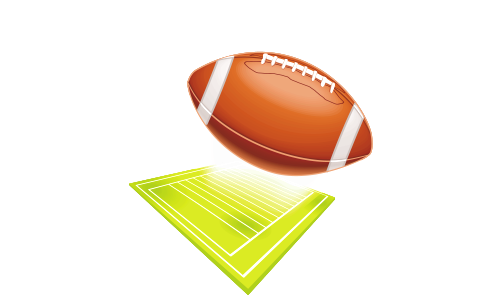 American football symbol. Free illustration for personal and commercial use.