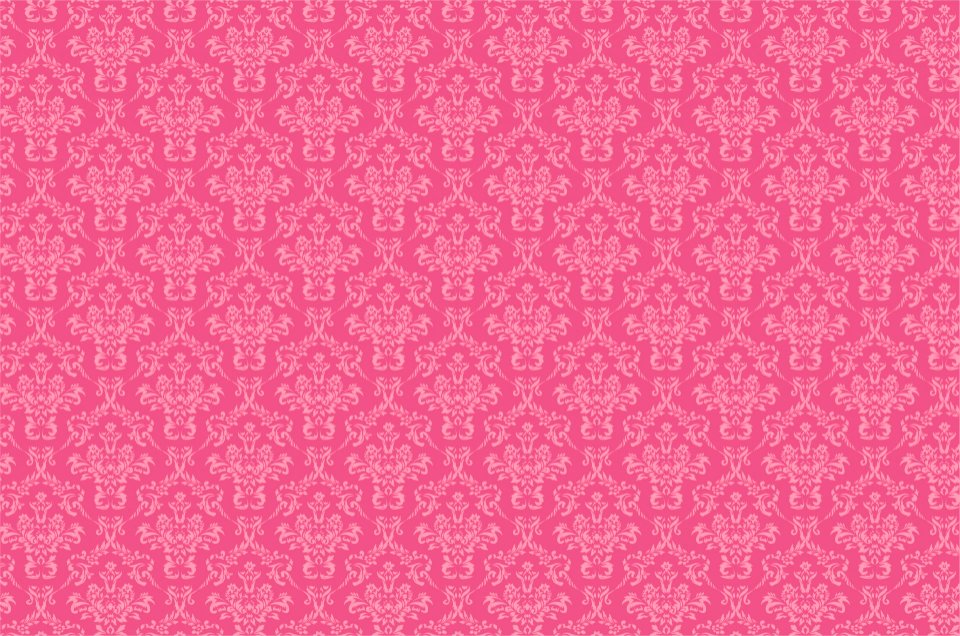 Damask Pattern Background Pink. Free illustration for personal and commercial use.