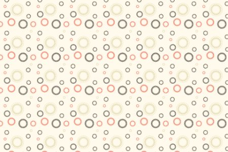 Seamless pattern with abstract colorful circles. Free illustration for personal and commercial use.