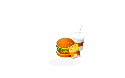 Fast food icon. Free illustration for personal and commercial use.