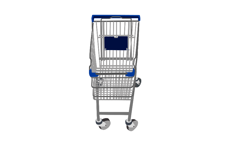 Shopping cart. Free illustration for personal and commercial use.
