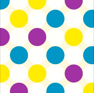 Polka Dots Background Colorful. Free illustration for personal and commercial use.