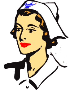 Illustration Of A Nurse. Free illustration for personal and commercial use.
