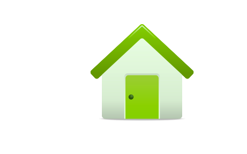 Illustrated house icon. Free illustration for personal and commercial use.