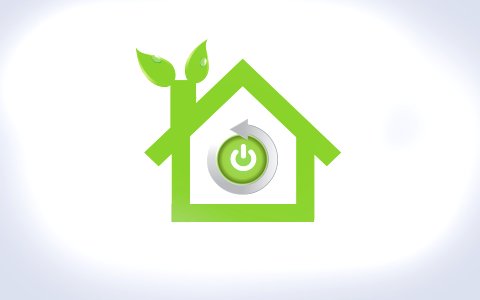 Eco House. Free illustration for personal and commercial use.