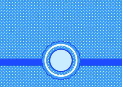Blue Polka Dots Background. Free illustration for personal and commercial use.