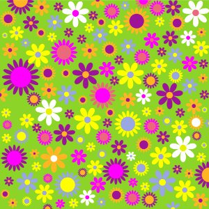 Floral Flowers Pattern Colorful. Free illustration for personal and commercial use.