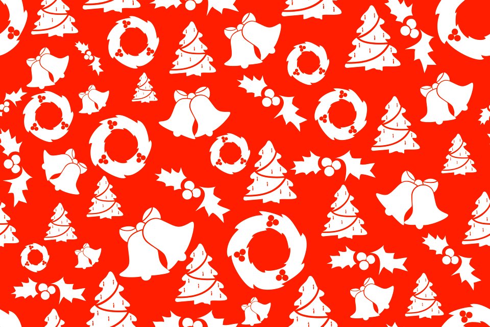 Seamless Christmas Background. Free illustration for personal and commercial use.