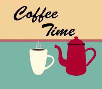 Retro Coffee Pot Background. Free illustration for personal and commercial use.