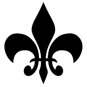 Fleur De Lis Symbol. Free illustration for personal and commercial use.