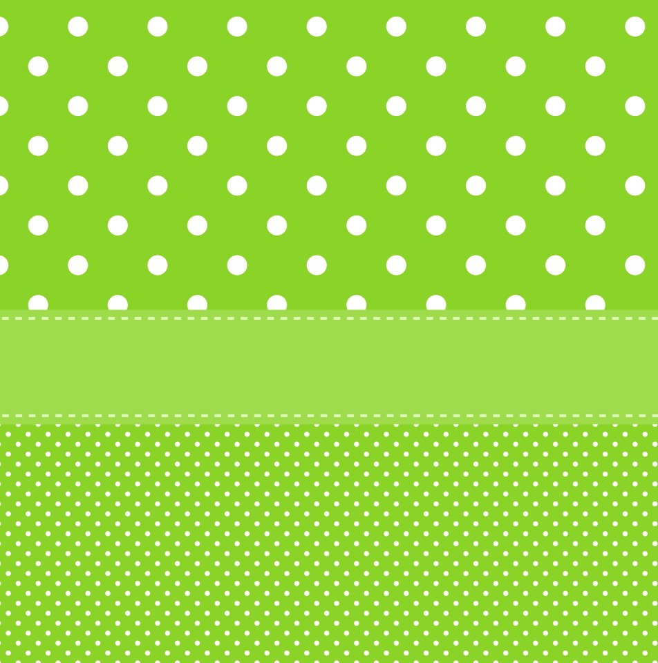 Polka Dots Green Background. Free illustration for personal and commercial use.