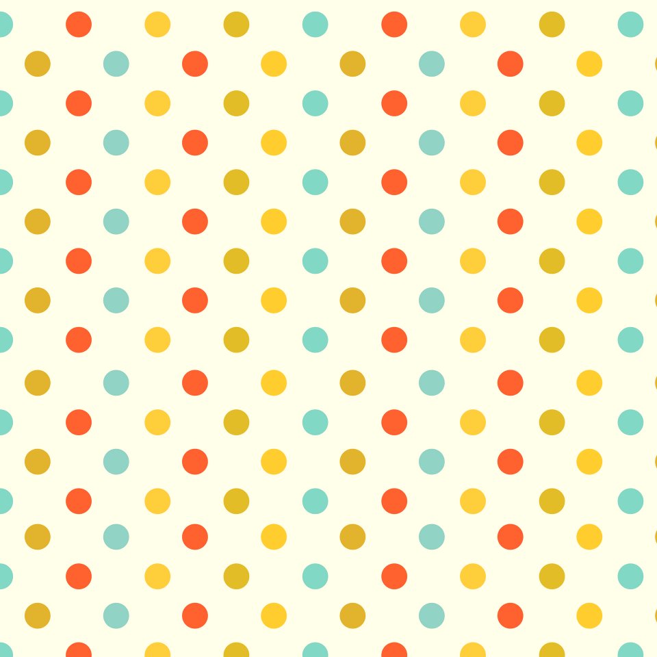 Vintage Polka Dots. Free illustration for personal and commercial use.