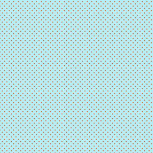 Polka Dots Blue Orange. Free illustration for personal and commercial use.