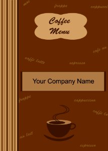 Coffee Menu. Free illustration for personal and commercial use.