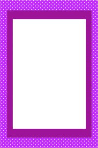Purple Invitation Card Frame. Free illustration for personal and commercial use.