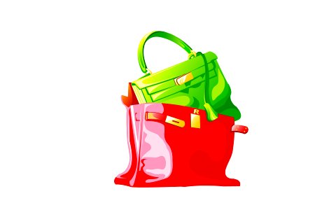 Woman Purse. Free illustration for personal and commercial use.