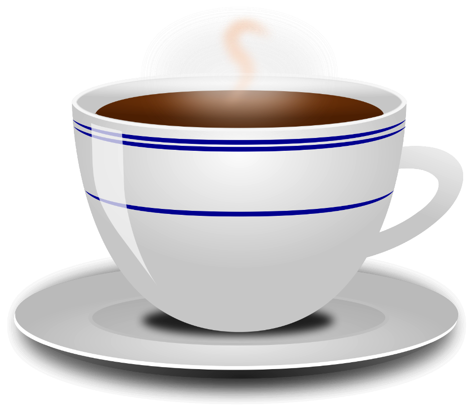 Illustration Of A Hot Cup Of Coffee. Free illustration for personal and commercial use.