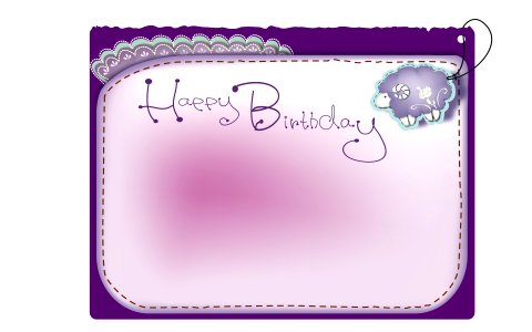 happy birthday card design. Free illustration for personal and commercial use.