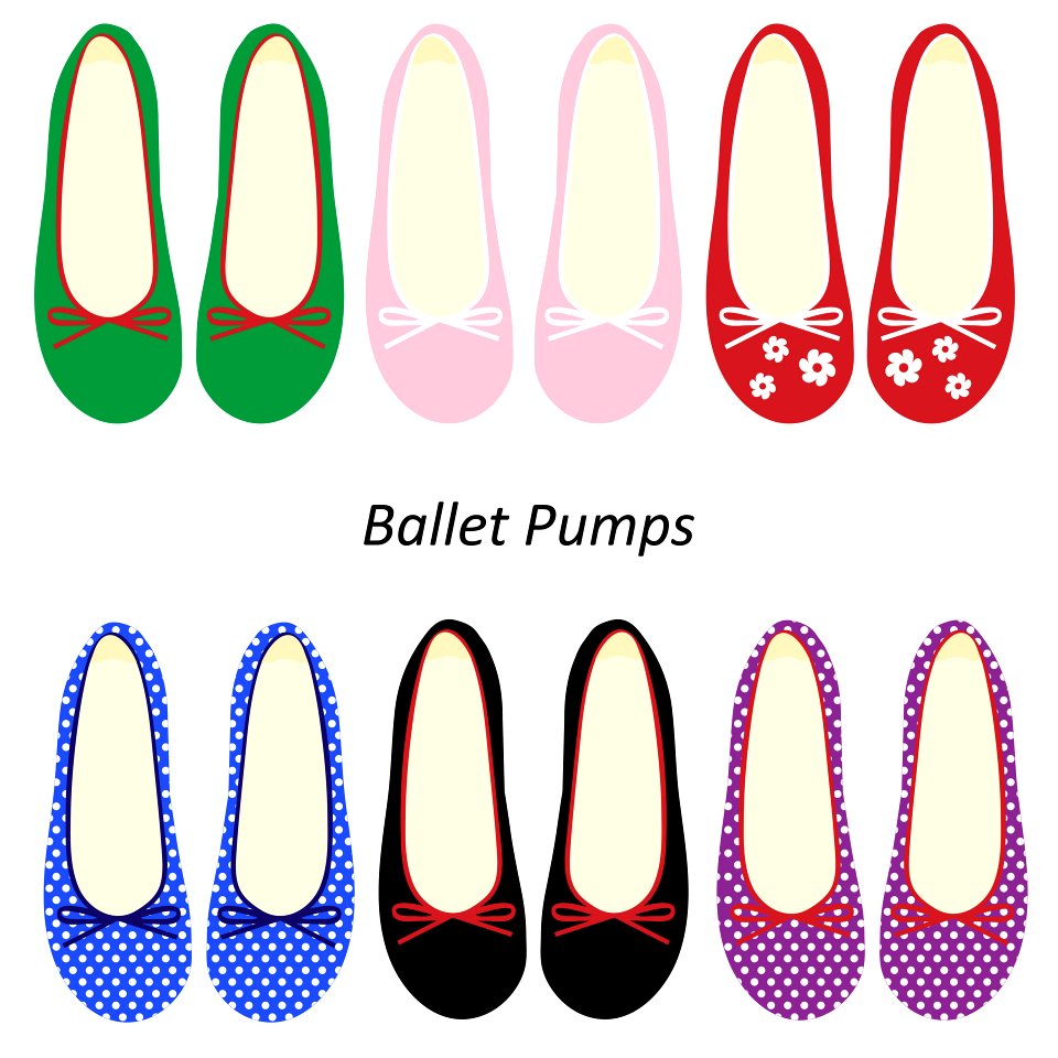 Shoes Set. Free illustration for personal and commercial use.