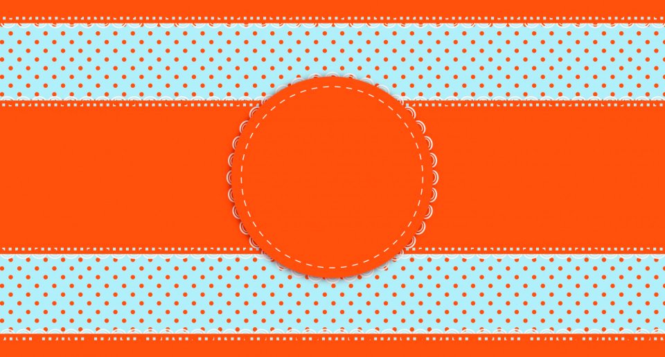 Lace Polka Dots Border. Free illustration for personal and commercial use.
