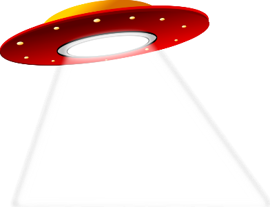 Illustration Of A UFO. Free illustration for personal and commercial use.