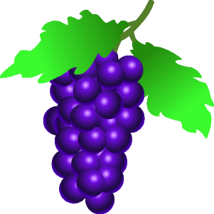 Illustration Of A Bunch Of Grapes. Free illustration for personal and commercial use.