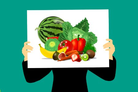 Healthy Food. Free illustration for personal and commercial use.