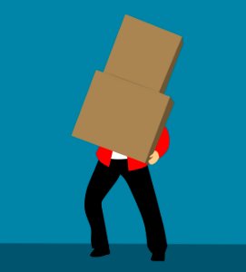 Moving Boxes. Free illustration for personal and commercial use.
