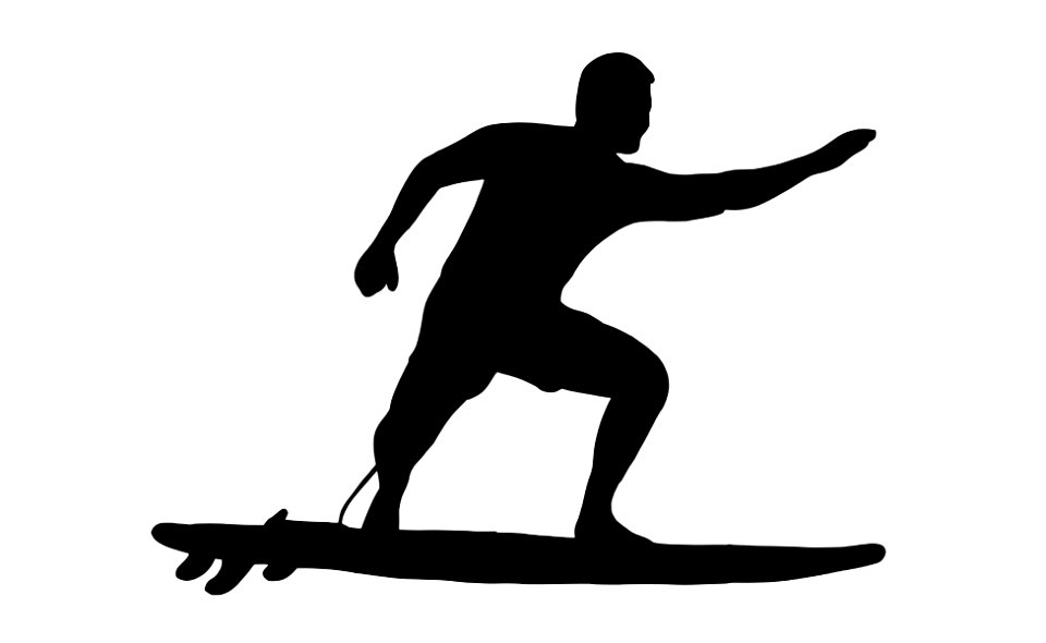 Water Sports Silhouette. Free illustration for personal and commercial use.