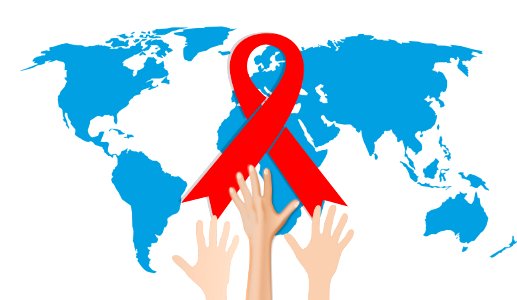 AIDS Day Illustration. Free illustration for personal and commercial use.