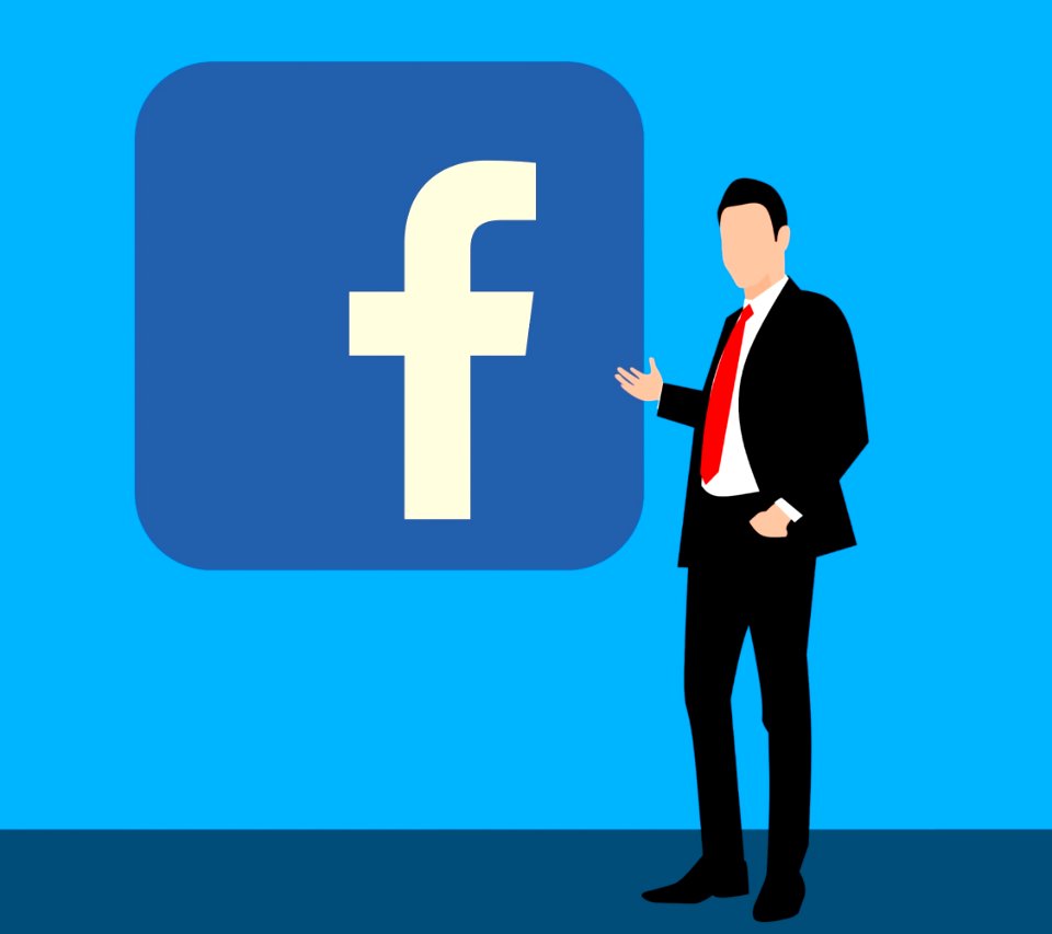 Facebook Marketing. Free illustration for personal and commercial use.