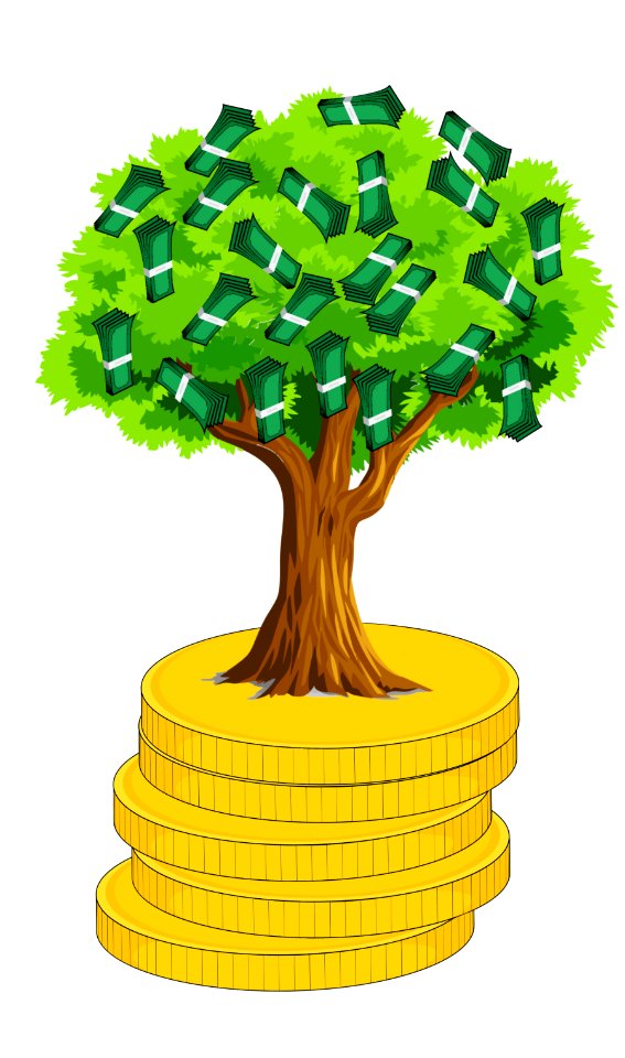 Money Tree. Free illustration for personal and commercial use.