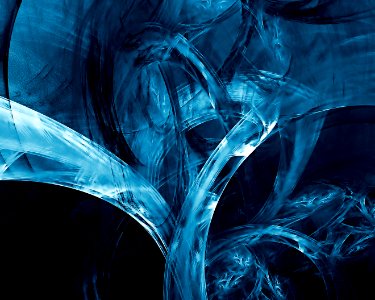 Blue Fractal Background. Free illustration for personal and commercial use.