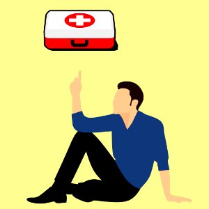 First Aid Kit Illustration. Free illustration for personal and commercial use.