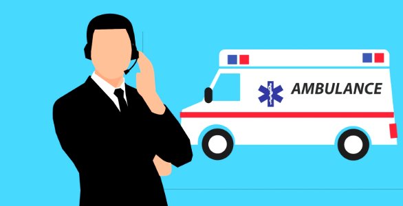 Ambulance Illustration. Free illustration for personal and commercial use.