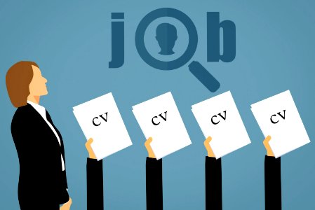 Job Search Illustration. Free illustration for personal and commercial use.