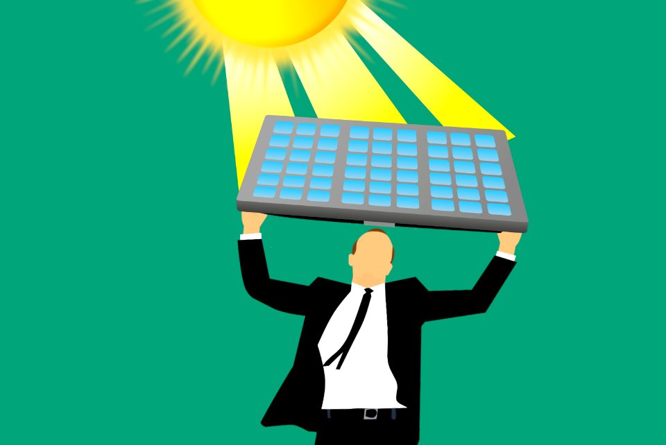 Solar Energy Illustration. Free illustration for personal and commercial use.